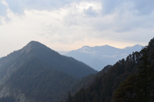 Range of mountains as seen from RātaPāni
